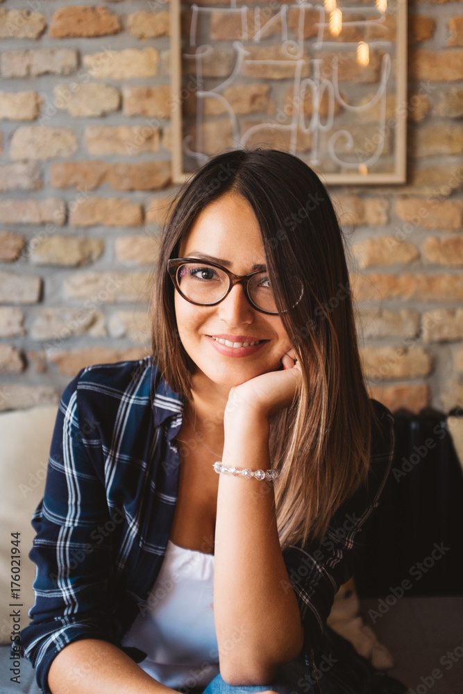 Portrait of Beautiful Brunette Woman Portrait of Beautiful Brunette Woman