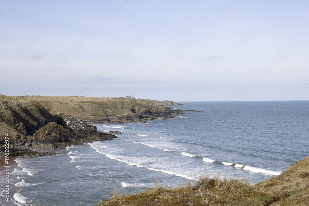 View of Hackley Bay, Aberdeenshire