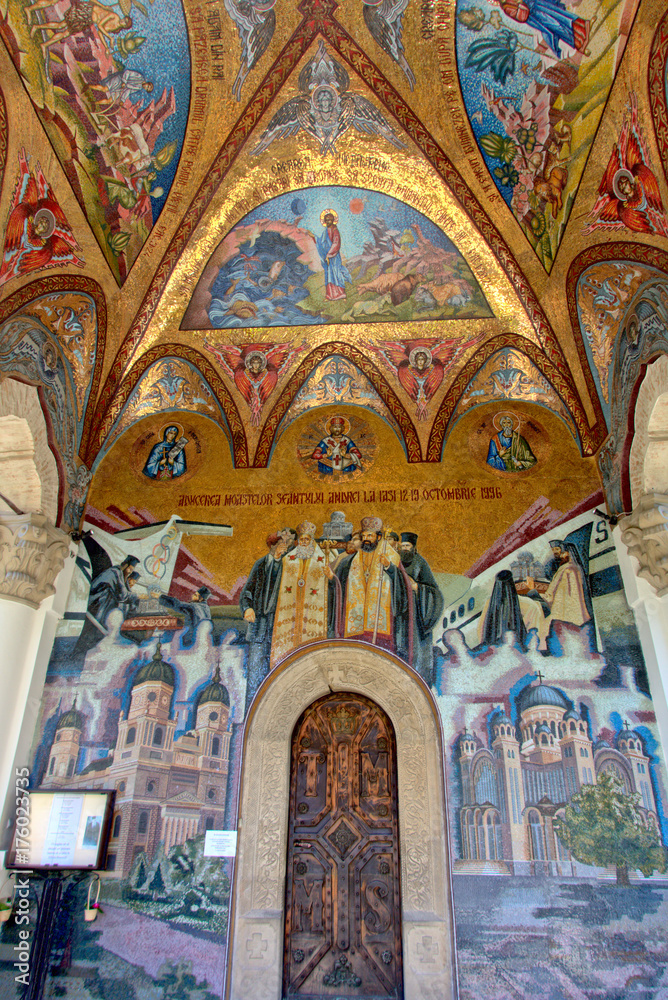 Romania, Iasi, Vechea Catedrala Mitropolitana, Hramul Sfantul Gheorghe