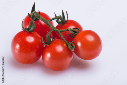 Italian IGP Tomatoes. Pomodoro di Pachino Ciliegino variety. photo