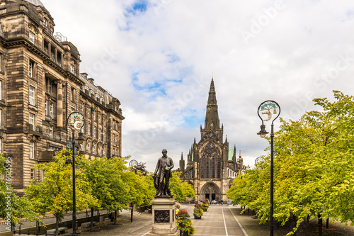 View of Central Glasgow in Scotland photo