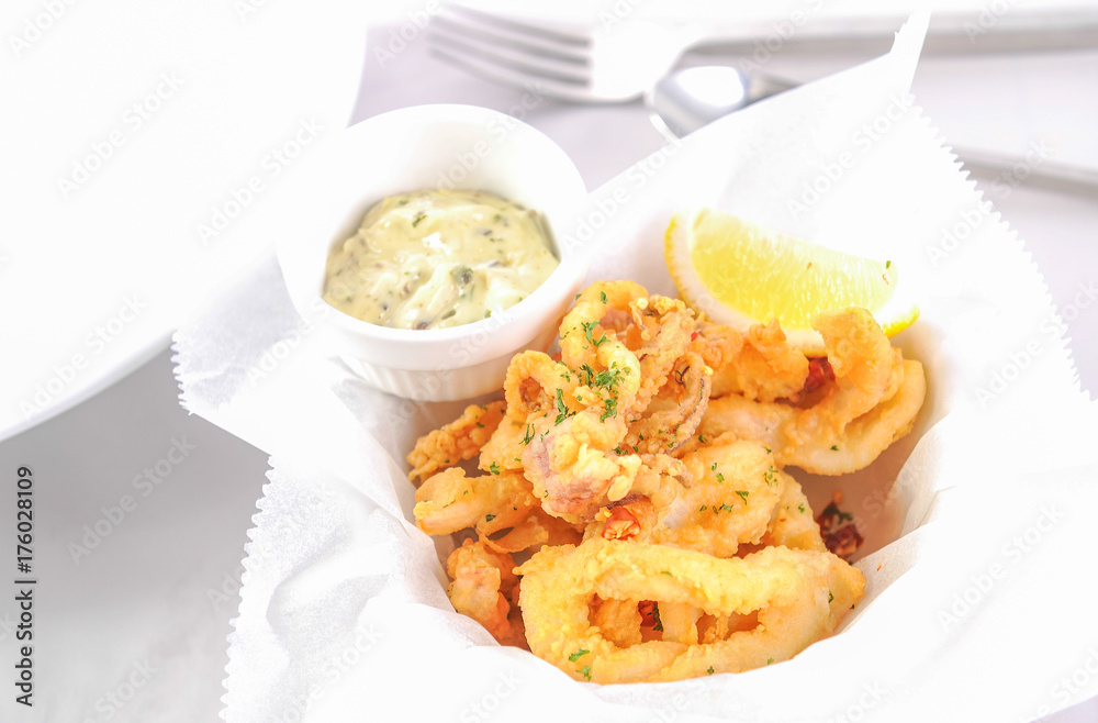 Crispy fresh squid Crispy fresh squid