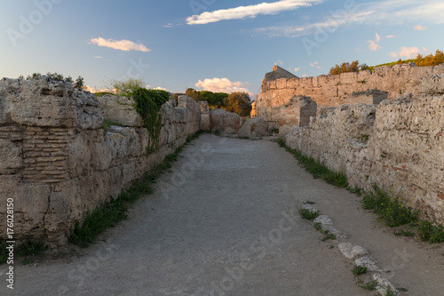 Paestum ruins  Salerno  Italy