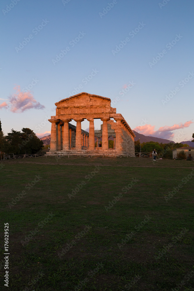 Athena's temple, Paestum, Salerno, Itali