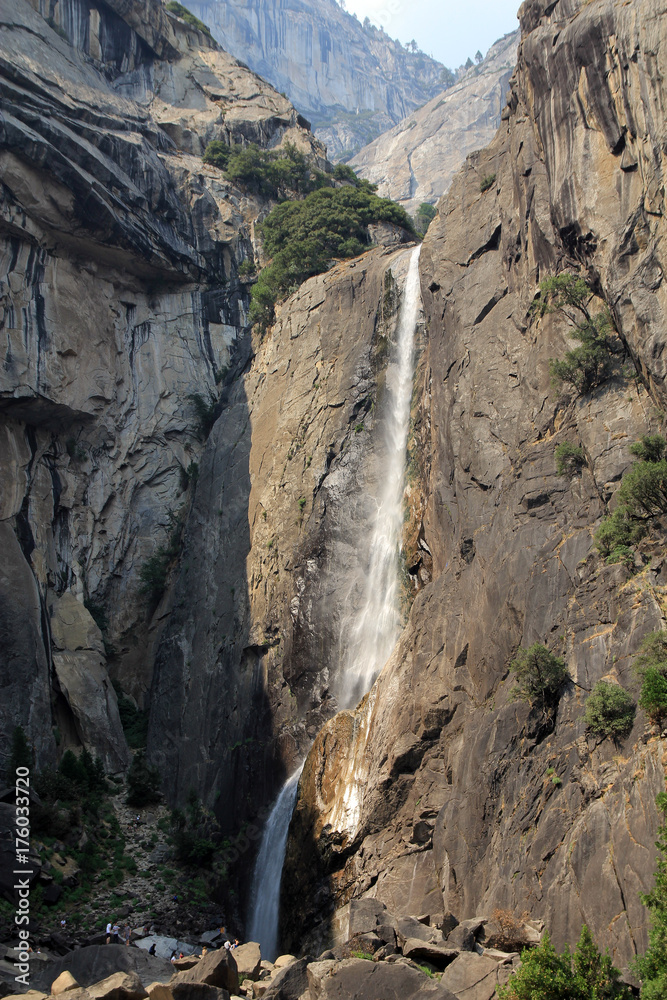 Waterfall in Yosemite national Park in USA