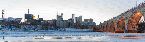 Minneapolis Winter Panorama
