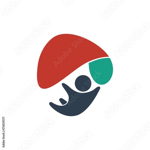 Parachuting, Hang Gliding, Paragliding, Skydiving Logo Illstration