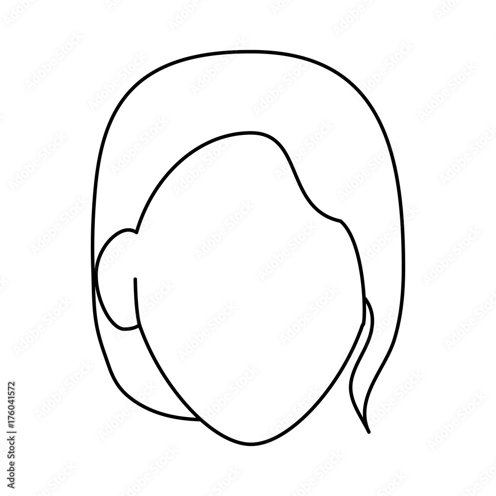 woman with short brown hair avatar portrait icon image vector illustration design woman with short brown hair avatar portrait icon image vector illustration design