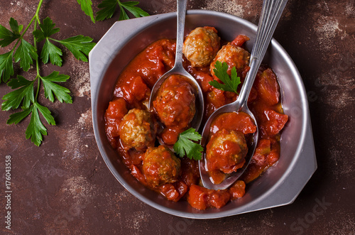 Traditional spicy meatballs