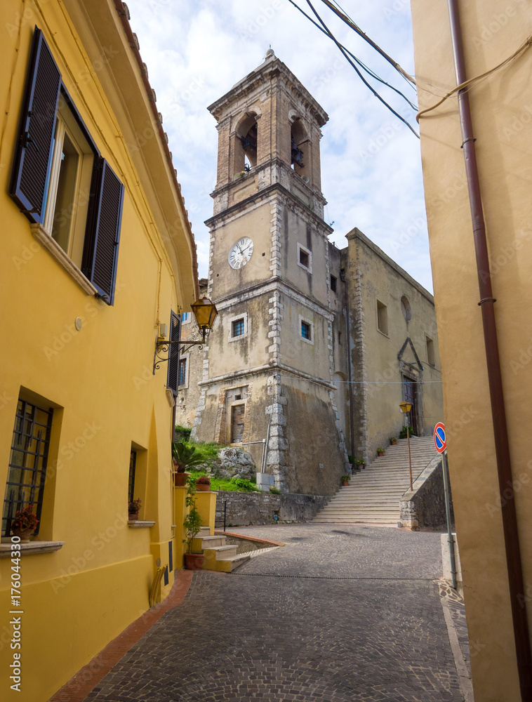 TOFFIA, ITALY - A very little and sweet medieval village in province of Rieti, Lazio region, central Italy

