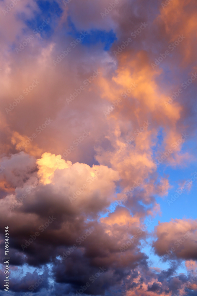 Dramatic sun rays and clouds Dramatic sun rays and clouds