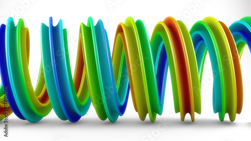 Rainbow colorful gradient t...