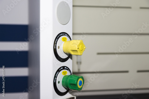 Obraz na plátně knop switch instrument door.