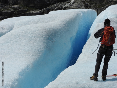 Принти на полотні crevasse