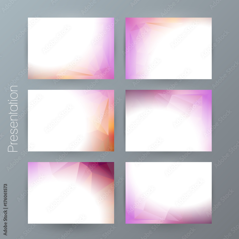 set presentation background modern blurry design04 set presentation background modern blurry design04