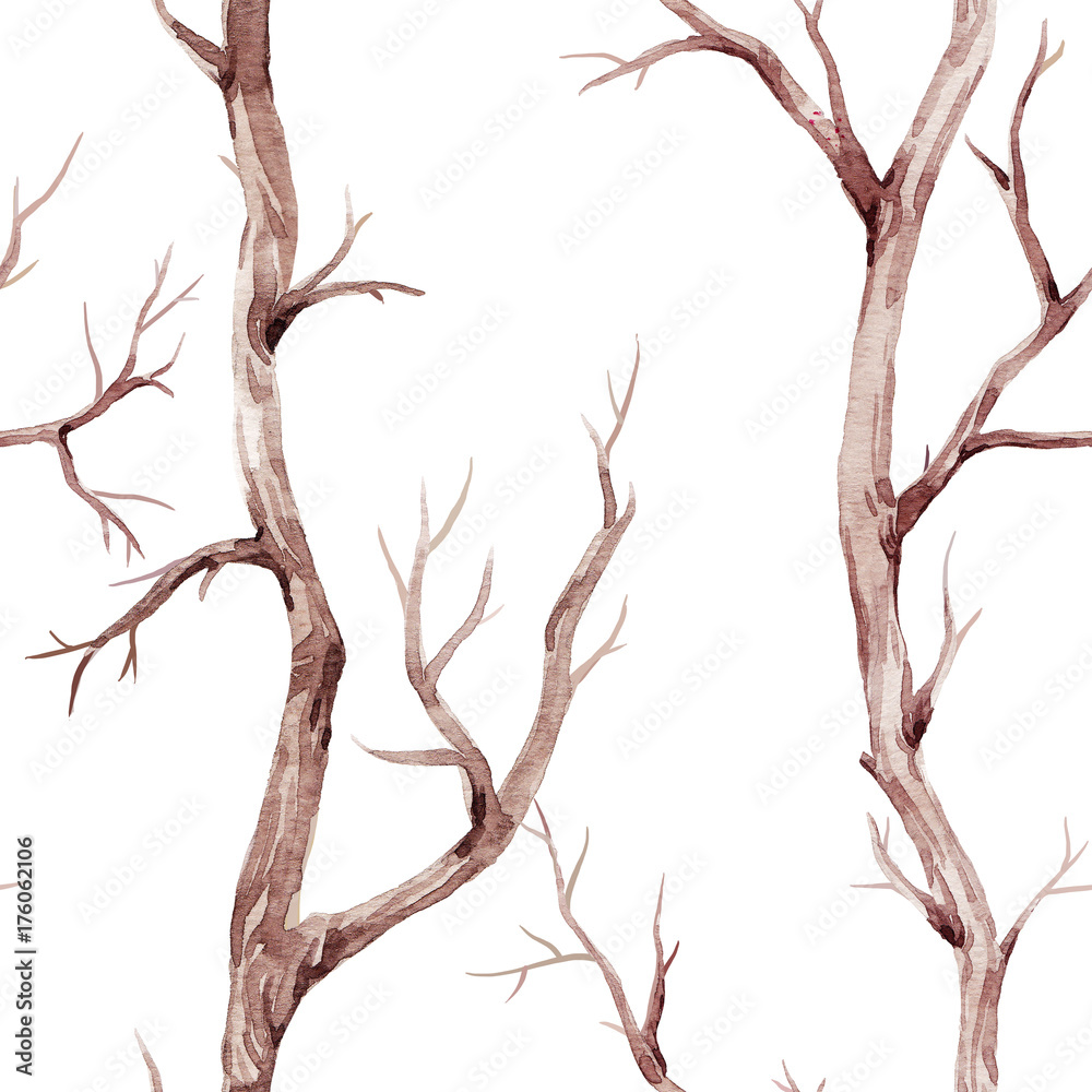 Fall trees pattern Fall trees pattern
