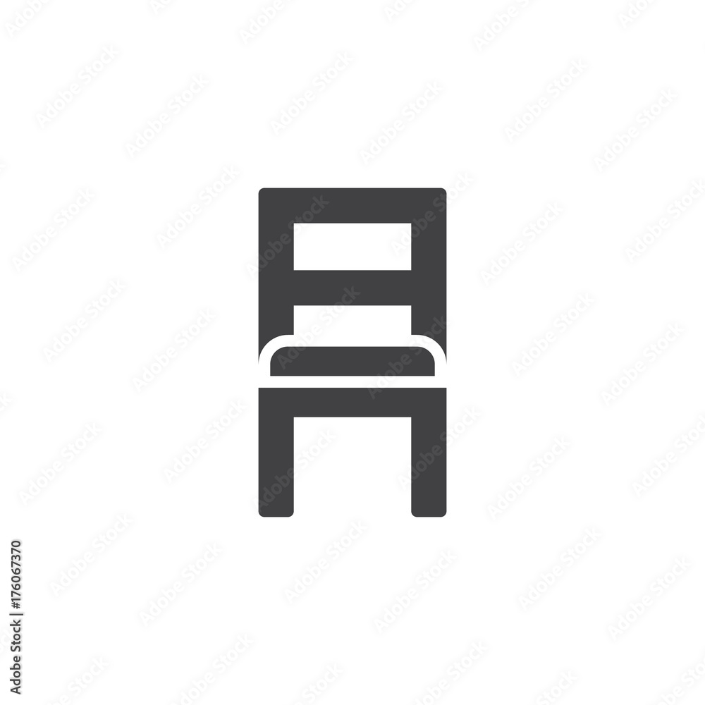 Сhair icon vector, filled flat sign, solid pictogram isolated on white. Symbol, logo illustration. Сhair icon vector, filled flat sign, solid pictogram isolated on white. Symbol, logo illustration.