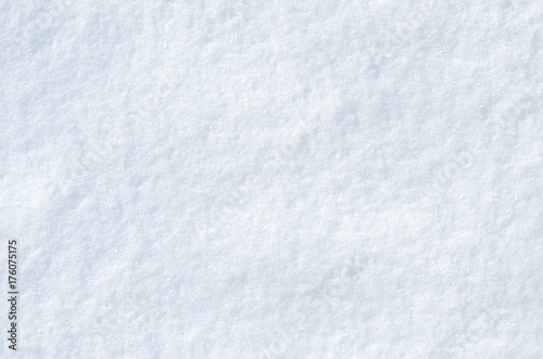 Background of fresh snow texture in blue tone. Copyspace for text