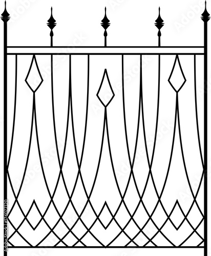 Wrought Iron Gate