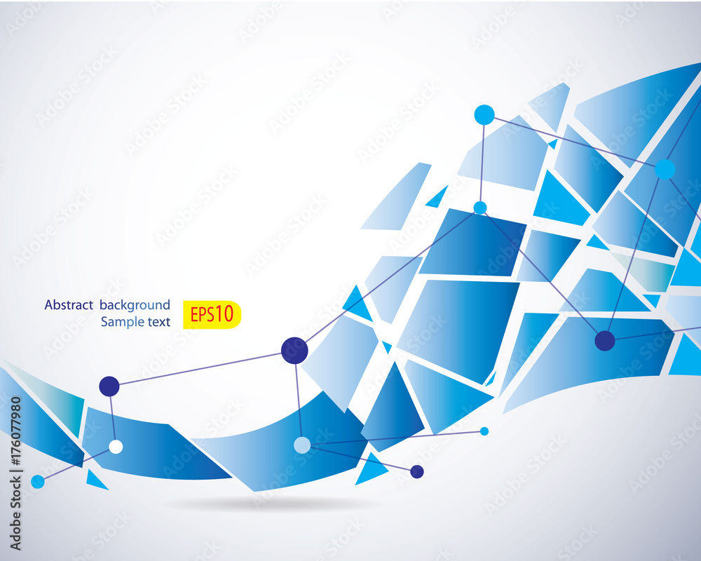 Abstract geometric vector background Stock Vector | Adobe Stock