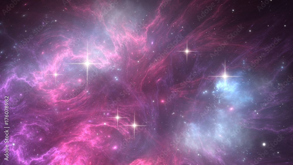 Space nebula, for use with projects on science, research, and education Space nebula, for use with projects on science, research, and education