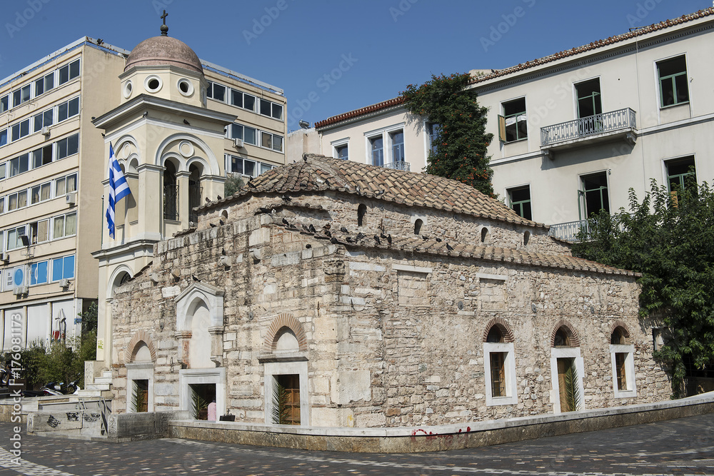 Pantanassa-Kirche bei  Monastiraki, Athen, Griechenland