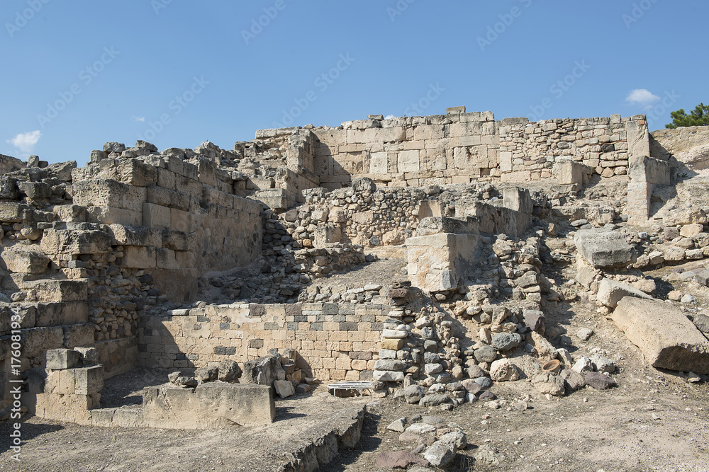 Ruine des Apollo-Tempels auf der Insel Ägina, Griechenland