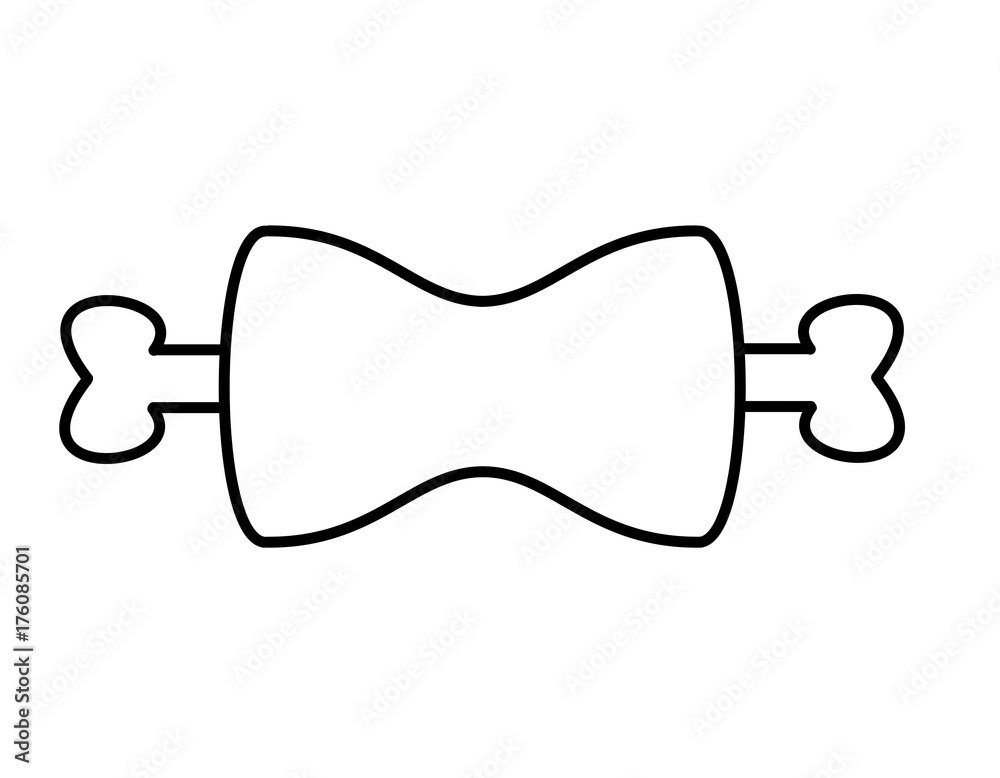 骨付き肉 線画 Stock イラスト Adobe Stock