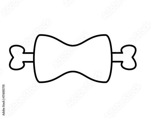 骨付き肉 線画 Stock イラスト Adobe Stock