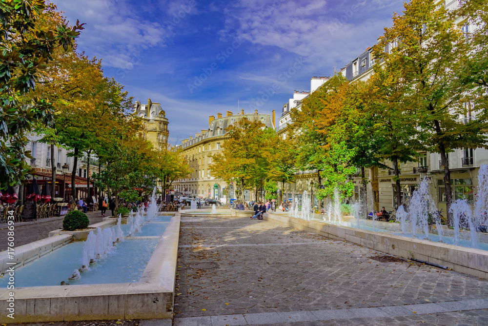 paris in autumn capital of France