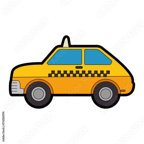 taxi service isolated icon