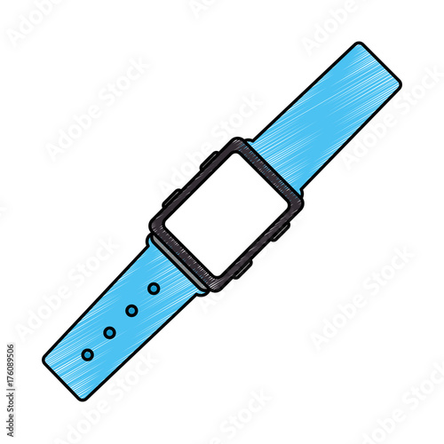 wristle watch isolated icon
