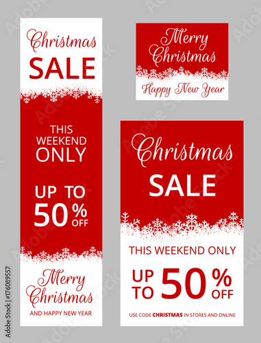 Christmas banners