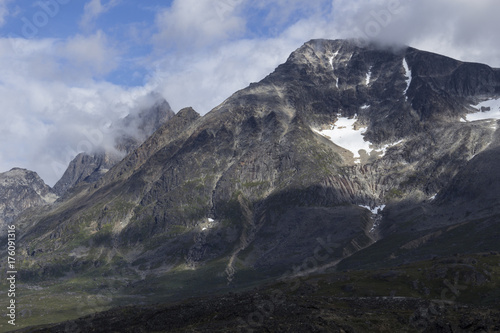 landscape in the high mountain