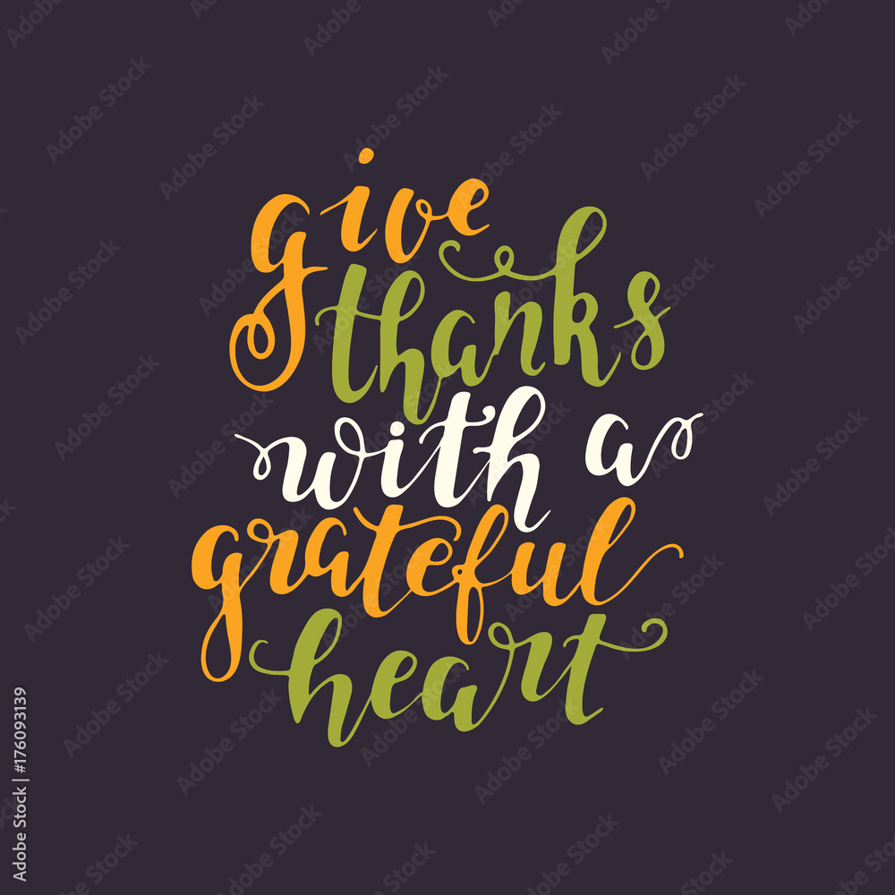 Thanksgiving day lettering Thanksgiving day lettering