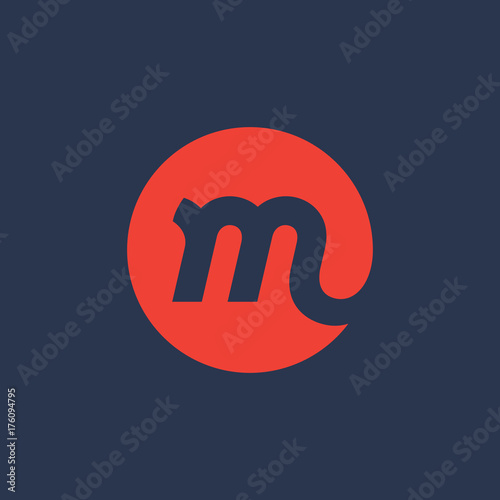 Letter M logo icon design template elements photo