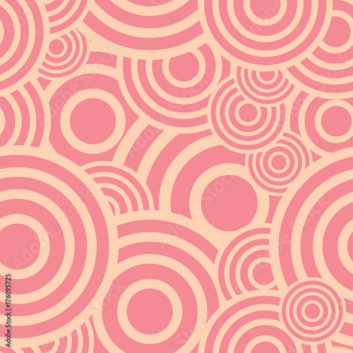 Wallpaper Mural Circle seamless pattern. Seamless circle vector illustration background. Repeating geometric tiles. Concentric circles Torontodigital.ca