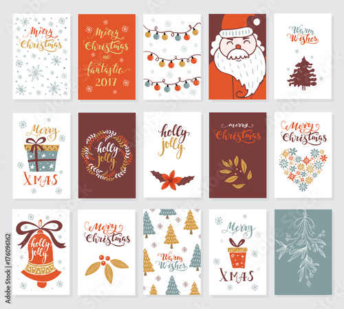 Christmas cards set