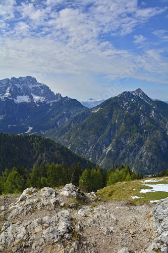 The view from Monte Lussari in Friuli Venezia Giulia, north east Italy in late September.