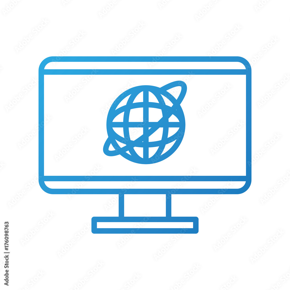monitor screen world connection social media monitor screen world connection social media
