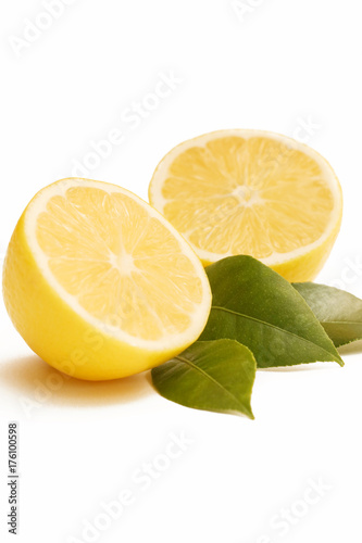 Lemon, studio image on white