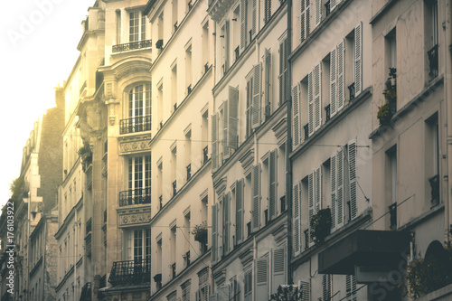 House Fassades around Montmartre - Paris