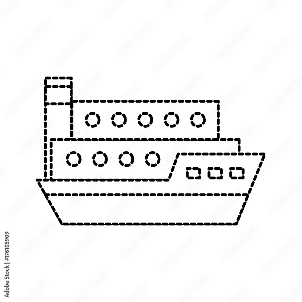 Fototapeta premium sea transportation logistic freight shipping cargo ship