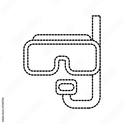 scuba mask and snorkel for diving vacation