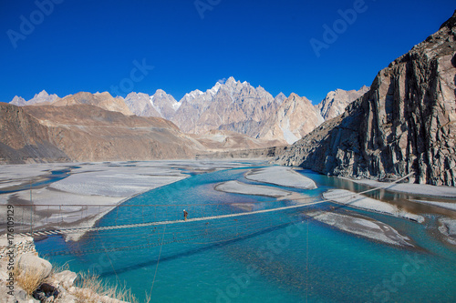 Panorama view at Pasu, Pakistan