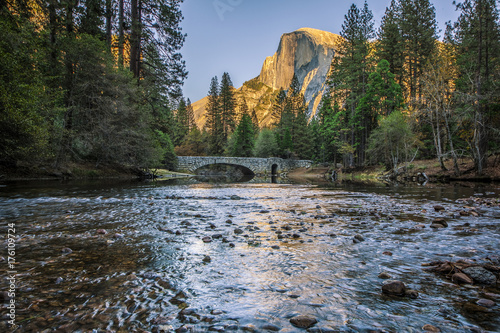 Εκτύπωση καμβά Half Dome at Sentinel Bridge