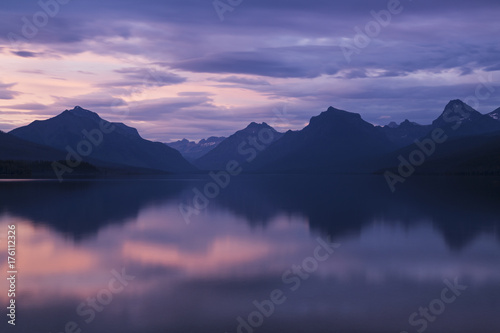 Wallpaper Mural Sunset on Lake McDonald, Glacier NP Torontodigital.ca