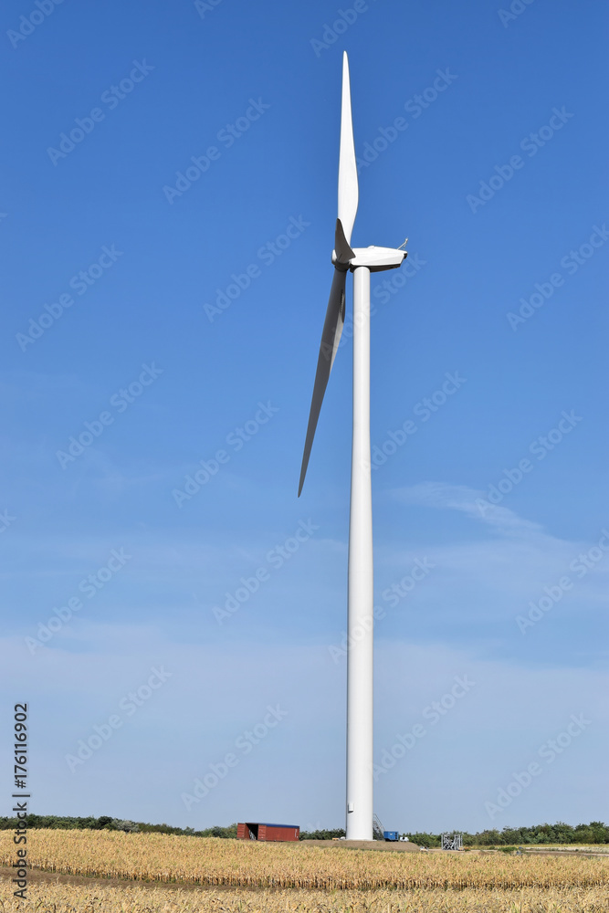 Wind powered generators - green energy Wind powered generators - green energy