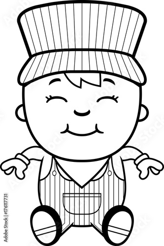 Train Conductor Sitting