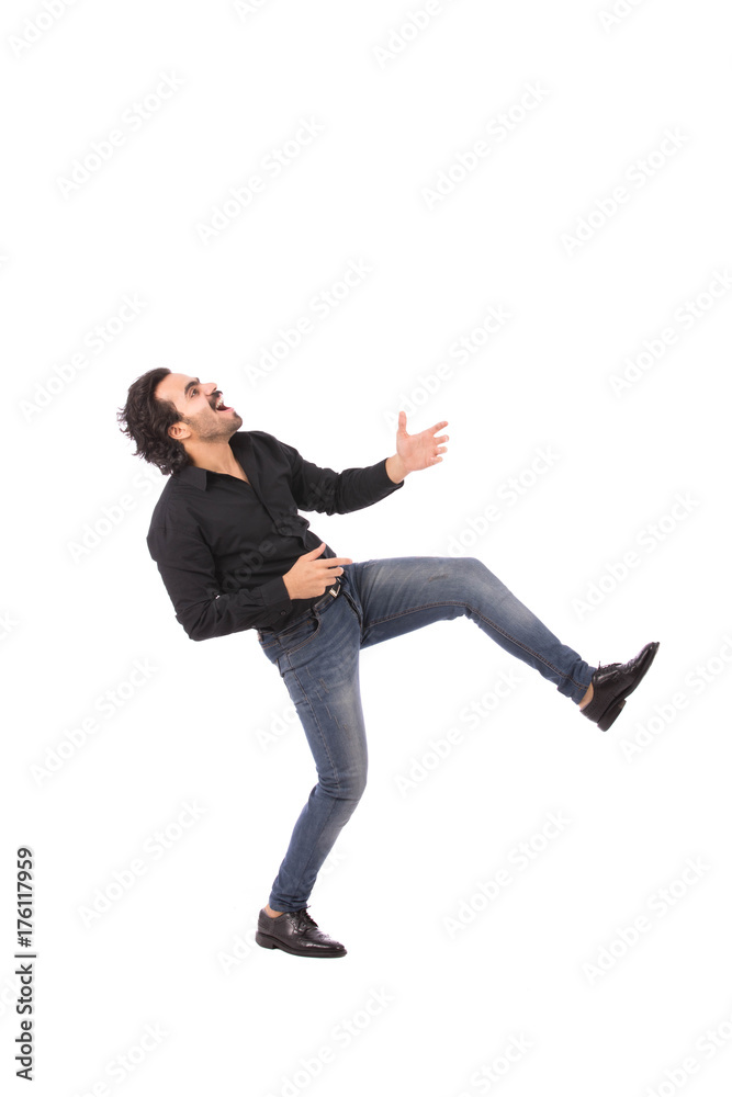 Funny young man Funny young man